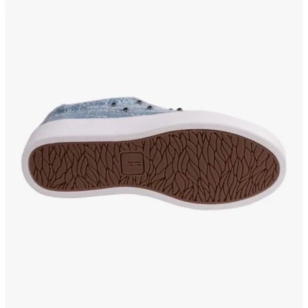 NWB Women’s Revitalign Belmont Pearl Blue Tweed Sneakers Size 7.5